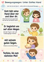 Vorschau - Interaktives Material - Religion Schulanfang | 3 Abschlussrituale | Bewegungssegen, Gemeinschaftssegen & Sprechgesang | Klasse 1-4 - Seite 3