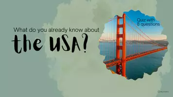Vorschau - Präsentationen/Tafelbilder - Quiz - USA - Einstieg - Vorwissen aktivieren - Seite 1