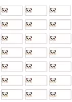Vorschau - Poster - Pandaklasse Namensschilder Sticker Grundschule - Seite 3