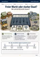 Vorschau - Arbeitsblätter - Markt oder Staat Arbeitsheft Klasse 9–10 - Deckblatt
