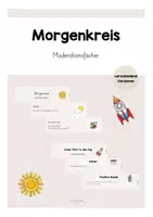 Vorschau - Merkblätter - Morgenkreis Moderationsfächer - Deckblatt