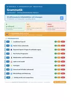 Vorschau - Arbeitsblätter - Englisch 8 Realschule - Grammatik - Deckblatt