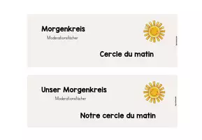 Vorschau - Merkblätter - Morgenkreis Moderationsfächer auf Deutsch & Französisch - Seite 2