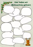 Vorschau - Arbeitsblätter - Weihnachtsferien - Reflexions - Plauder - Plakate - Seite 1