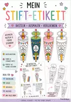 Vorschau - Mal- und Bastelvorlagen - Abschied-/Einschulung Geschenk Stift-Etikett (Schultüte) - Deckblatt