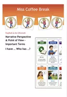 Vorschau - Spiele - Narrative Perspective & Point of View - Important Terms (I have... Who has...? Q1-Q2) - Deckblatt