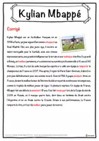Aperçu - Inclusion - Kylian Mbappé – Fiche : texte à trous, compréhension orale et mots mêlés - Page 2