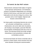 Vorschau - Arbeitsblätter - So lerne ich - Reflexionsheft 1.-4.Kl.: Lernstrategien, Bedürfnisse, Lernorte, Zusammenarbeit, Pausen und Lernen zu Hause - Seite 2