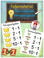 Vorschau - Präsentationen/Tafelbilder - Tafelmaterial (Kern- bzw. Königsaufgaben) - Deckblatt