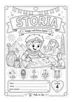 anteprima - Poster - Kit copertine storia dalla classe prima alla quinta - Pagina 3