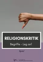 Vorschau - Arbeitsblätter - Religionskritik ⎮ Leg an - Spiel für Klasse 10 bis 13 - Deckblatt