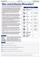 Vorschau - Arbeitsblätter - Kritische Mineralien Arbeitsheft Klasse 9–10 - Seite 1