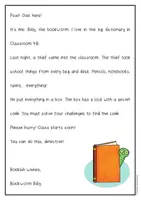 Vorschau - Arbeitsblätter - Escape Room Englisch – Thema "School Things" (Schulsachen) - Seite 1