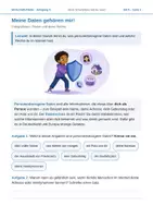 Vorschau - Arbeitsblätter - Meine Daten gehören mir! – Datenschutz & Recht am eigenen Bild – AB 5 - Deckblatt