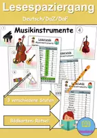 Vorschau - Mal- und Bastelvorlagen - Materialpaket - Musikinstrumente XXL Paket Wortschatzpaket - DaZ/DaF / Deutsch / Sachunterricht (Grundschule) - Seite 1