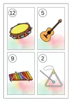 Vorschau - Mal- und Bastelvorlagen - Materialpaket - Musikinstrumente XXL Paket Wortschatzpaket - DaZ/DaF / Deutsch / Sachunterricht (Grundschule) - Seite 2