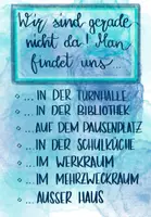 Vorschau - Poster - Wir sind gerade... - Deckblatt