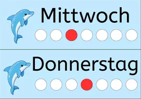Vorschau - Präsentationen/Tafelbilder - Delfinklasse Kalender Tafelmaterial Grundschule - Seite 2