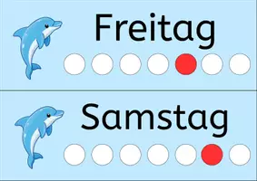 Vorschau - Präsentationen/Tafelbilder - Delfinklasse Kalender Tafelmaterial Grundschule - Seite 3