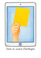 Vorschau - Präsentationen/Tafelbilder - Tablet Regeln/Verwarnung - Tafelmaterial - Deckblatt