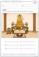 Vorschau - Arbeitsblätter - Buddhistischer Tempel von innen | Buddhismus | Religion Grundschule - Seite 3