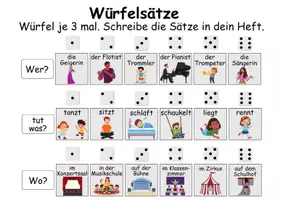 Vorschau - Mal- und Bastelvorlagen - Materialpaket - Schreiben und Sprache Thema Musikinstrumente - DaZ/DaF / Deutsch - Seite 2