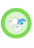 Vorschau - Bildkarten - Delfinklasse Toilettenampel Grundschule - Seite 1