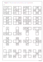 Vorschau - Arbeitsblätter - Einführung Zahlenraum 100 - Die Hundertertafel (differenzierte Arbeitsblätter) - Seite 2