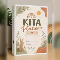 Vorschau - Bildkarten - Kita Planer | Undatierter Jahresplaner für Erzieher:innen | Wochenplanung, Tagesplanung, Beobachtungsbogen & Elterngespräch | PDF - Deckblatt