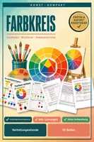 Vorschau - Stundenentwürfe - Vertretungsstunde Kunst Klasse 4-7 - Farbkreis - Deckblatt