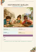 Vorschau - Arbeitsblätter - NMG Historische Quellen Detektive der Vergangenheit - Deckblatt