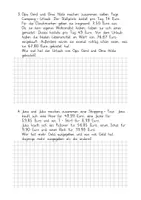 Vorschau - Arbeitsblätter - Textaufgaben schriftliche Addition und Subtraktion (2) mit Lösungen - Seite 1