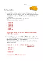 Vorschau - Arbeitsblätter - Textaufgaben schriftliche Addition und Subtraktion (2) mit Lösungen - Seite 2