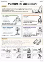 Vorschau - Arbeitsblätter - Sagenmotive Lernmalbuch Klasse 5–6 - Seite 1