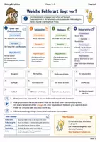 Vorschau - Arbeitsblätter - Fehlerdetektiv-Lernmalbuch Klasse 5–6 - Seite 1