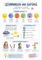 Vorschau - Arbeitsblätter - Lernposter + Arbeitsblätter zum Thema 'Stimmungen & Gefühle' + Infografiken - Deckblatt