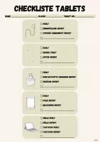 Vorschau - Anderer Materialtyp - Checkliste Tablets - Seite 1