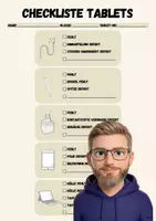 Vorschau - Anderer Materialtyp - Checkliste Tablets - Deckblatt