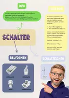 Vorschau - Unterrichtsreihen - Infoblatt elektrische Bauteile - Deckblatt