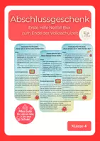 Vorschau - Bildkarten - Abschlussgeschenk - Deckblatt