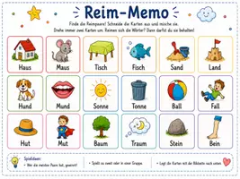 Vorschau - Arbeitsblätter - Reime für die 1. Klasse - Seite 2