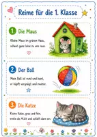 Vorschau - Arbeitsblätter - Reime für die 1. Klasse - Deckblatt