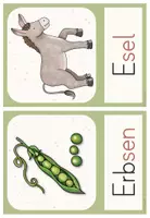 Vorschau - Bildkarten - Bildkarten Buchstabeneinführung - Buchstabe E e | Klasse 1 - Seite 1