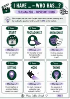 Vorschau - Spiele - Film Analysis - Important Terms (I have... Who has? EF-Q2) - Seite 1