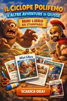 anteprima - Altro tipo di materiale - 2. Il ciclope Polifemo (L' Odissea a puntate) - Pagina di copertina