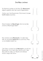 Vorschau - Stundenentwürfe - Portrait zeichnen lernen, Kunstidee, Kunst Grundschule - Seite 3