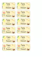 Vorschau - Anderer Materialtyp - Enjoy your Summer - Labels FREEBIE - Seite 1