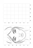Vorschau - Arbeitsblätter - Rastertechnik Gesichter / Portraits - Zeichnen lernen - Seite 3