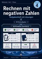 Vorschau - Arbeitsblätter - Rechnen mit negativen Zahlen | Aufgabenheft mit Lösungen - Deckblatt