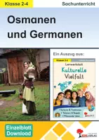 Vorschau - Arbeitsblätter - Kulturelle Vielfalt - Osmanen Germanen | Sachunterricht Klasse 2-4 Grundschule | Frühe Hochkulturen Türken Mitteleuropa Skandinavien Sudoku | differenzierte Arbeitsblätter Kopiervorlagen Freiarbeit mit Lösungen - Deckblatt